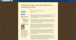 Desktop Screenshot of alcoholismo-calidaddevida.blogspot.com