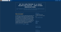 Desktop Screenshot of exgirlfriendconfessions.blogspot.com