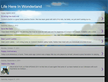 Tablet Screenshot of lifehereinwonderland.blogspot.com