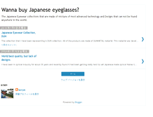 Tablet Screenshot of japaneseopticalframes.blogspot.com