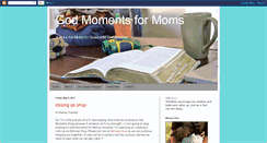 Desktop Screenshot of godmomentsformoms.blogspot.com