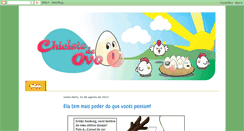 Desktop Screenshot of chicletedeovo.blogspot.com