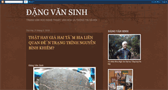 Desktop Screenshot of dangvansinh.blogspot.com