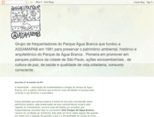 Tablet Screenshot of amigosdoparqueaguabranca.blogspot.com