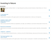 Tablet Screenshot of investinnature.blogspot.com