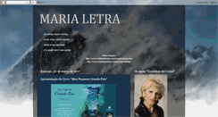 Desktop Screenshot of marialetra.blogspot.com