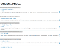 Tablet Screenshot of cancionespinchas.blogspot.com