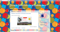 Desktop Screenshot of escuela-democratica.blogspot.com