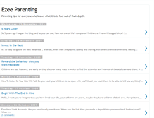Tablet Screenshot of ezeeparenting.blogspot.com
