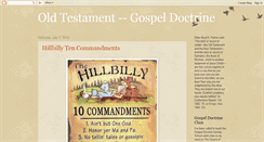 Desktop Screenshot of oldtestamentgospeldoctrine.blogspot.com