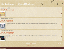 Tablet Screenshot of oldtestamentgospeldoctrine.blogspot.com