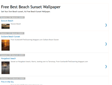 Tablet Screenshot of beachsunsetwallpaper.blogspot.com