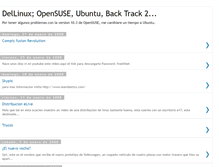 Tablet Screenshot of dellinux.blogspot.com