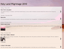 Tablet Screenshot of holylandpilgrimage2010.blogspot.com