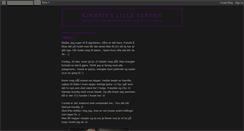 Desktop Screenshot of kjersties.blogspot.com