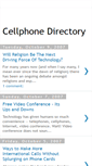 Mobile Screenshot of cellphone-directory.blogspot.com