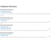 Tablet Screenshot of cellphone-directory.blogspot.com