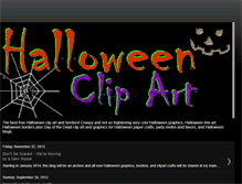Tablet Screenshot of free-halloween-clipart.blogspot.com