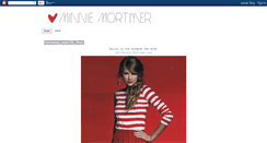 Desktop Screenshot of minniemortimer.blogspot.com