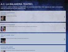 Tablet Screenshot of labalandrateatro.blogspot.com