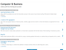 Tablet Screenshot of computer-business-internet.blogspot.com