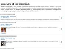 Tablet Screenshot of caregivingcrossroads.blogspot.com