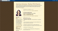 Desktop Screenshot of american-literature-projects.blogspot.com