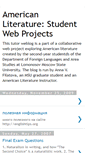 Mobile Screenshot of american-literature-projects.blogspot.com
