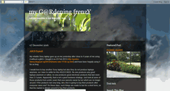 Desktop Screenshot of garden-frenzy.blogspot.com
