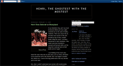Desktop Screenshot of henritheghost.blogspot.com