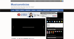 Desktop Screenshot of musicanoticias-es.blogspot.com