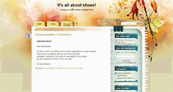 Desktop Screenshot of allabtshoes.blogspot.com