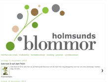 Tablet Screenshot of holmsundsblommor.blogspot.com