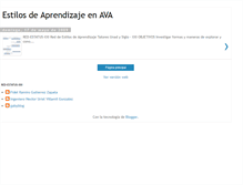 Tablet Screenshot of estilosdaprendizajeava.blogspot.com
