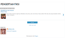 Tablet Screenshot of pengertianfiksi.blogspot.com