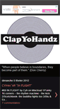 Mobile Screenshot of clapyohandz.blogspot.com