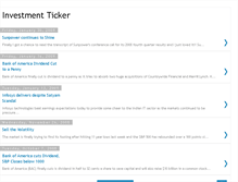 Tablet Screenshot of investmentticker.blogspot.com