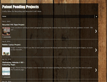 Tablet Screenshot of patentpendingprojects.blogspot.com
