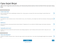 Tablet Screenshot of ciptasejatibinjai.blogspot.com