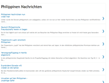 Tablet Screenshot of philippinennachrichten.blogspot.com