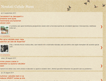 Tablet Screenshot of informatiicelulestem.blogspot.com