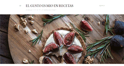 Desktop Screenshot of elgustoesmioenrecetas.blogspot.com