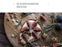 Tablet Screenshot of elgustoesmioenrecetas.blogspot.com