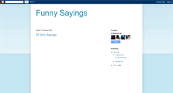 Desktop Screenshot of funny-sayings-guidesntips.blogspot.com