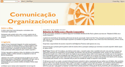 Desktop Screenshot of comunicacaoorg.blogspot.com