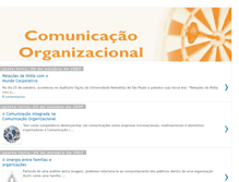 Tablet Screenshot of comunicacaoorg.blogspot.com