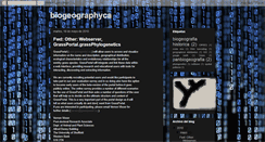 Desktop Screenshot of biogeographyca.blogspot.com