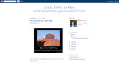 Desktop Screenshot of livelovelaughdance.blogspot.com