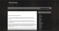 Desktop Screenshot of memokraat.blogspot.com