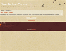 Tablet Screenshot of classicbordeauxvintners.blogspot.com